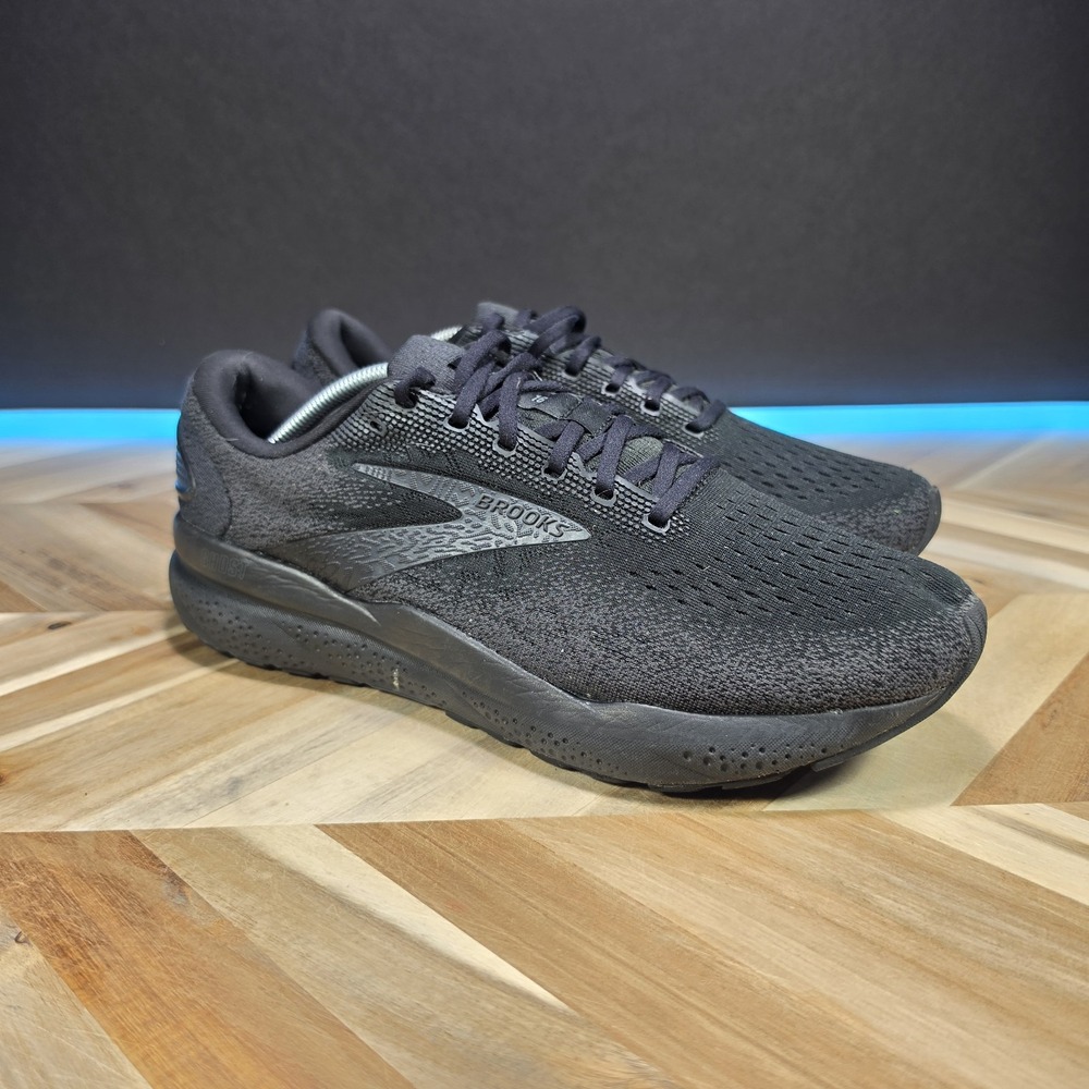 Brooks Ghost 16 Men's 12 D Black Ebony Running Shoes 1104181D020 Athletic Mesh